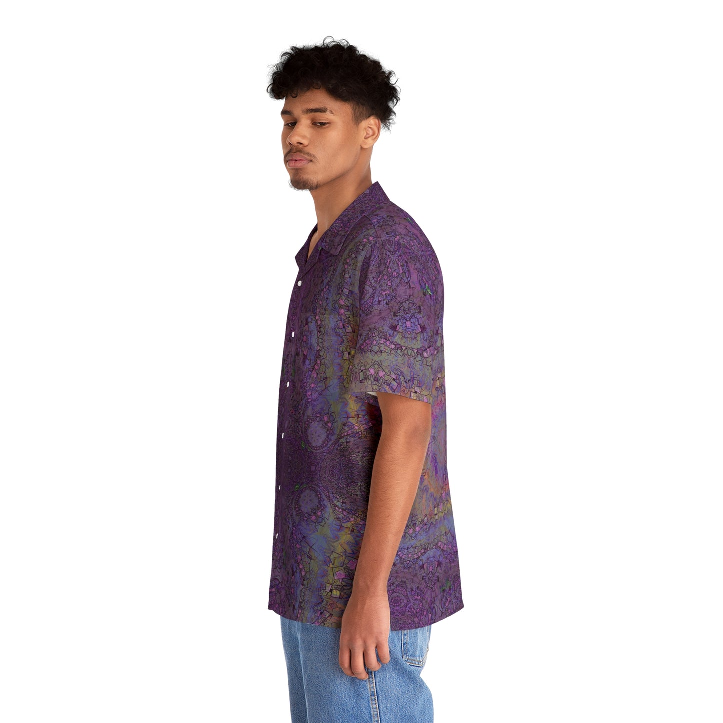 Hawaiian Shirt - Love Light Fractals No.13