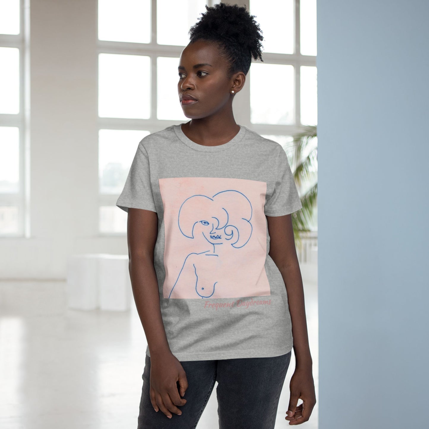 Women’s Maple Tee - Frequent Daydreams Sketch No.45