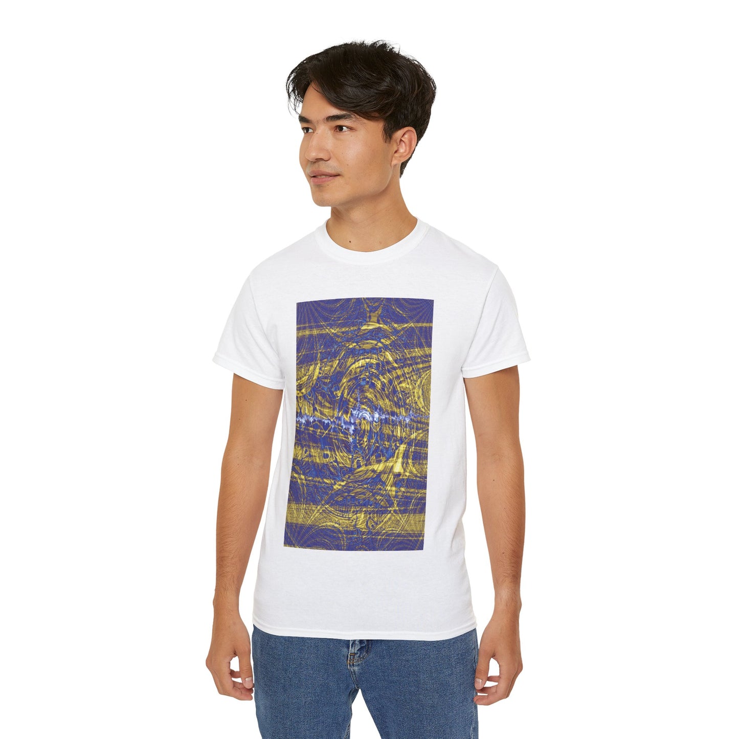 Unisex Ultra Cotton Tee - Love Light Fractals No.1