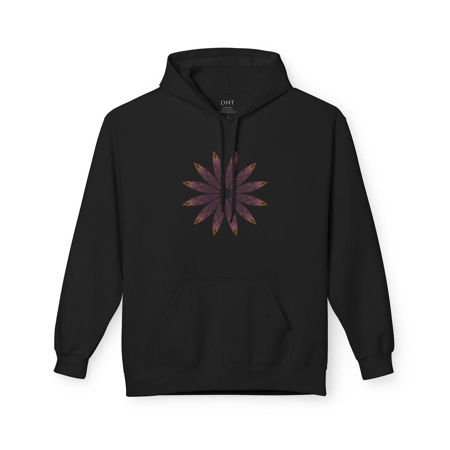 Unisex Midweight Softstyle Fleece Hoodie - Love Light Mandalas No.2