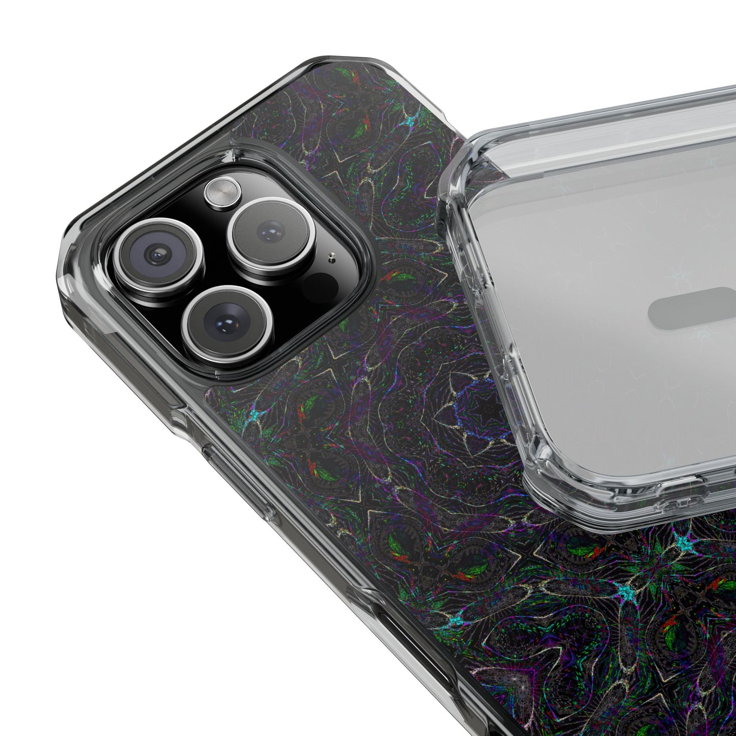 iPhone 16 Magnetic Clear Impact Case - P5 Kaleidoscopic No.32