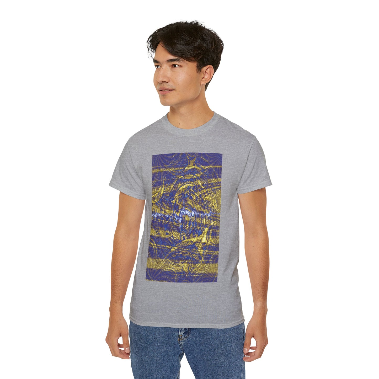 Unisex Ultra Cotton Tee - Love Light Fractals No.1