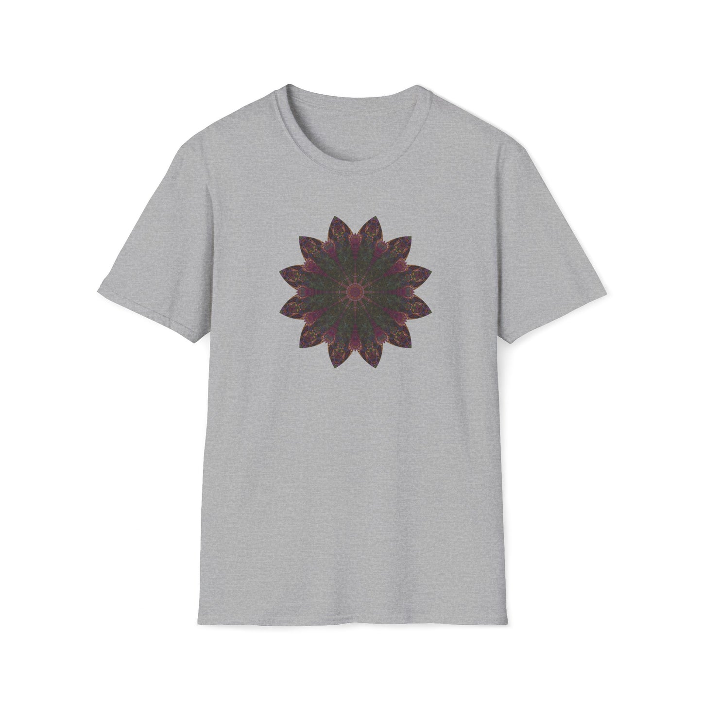 Unisex Softstyle T-Shirt - Love Light Mandalas No.7