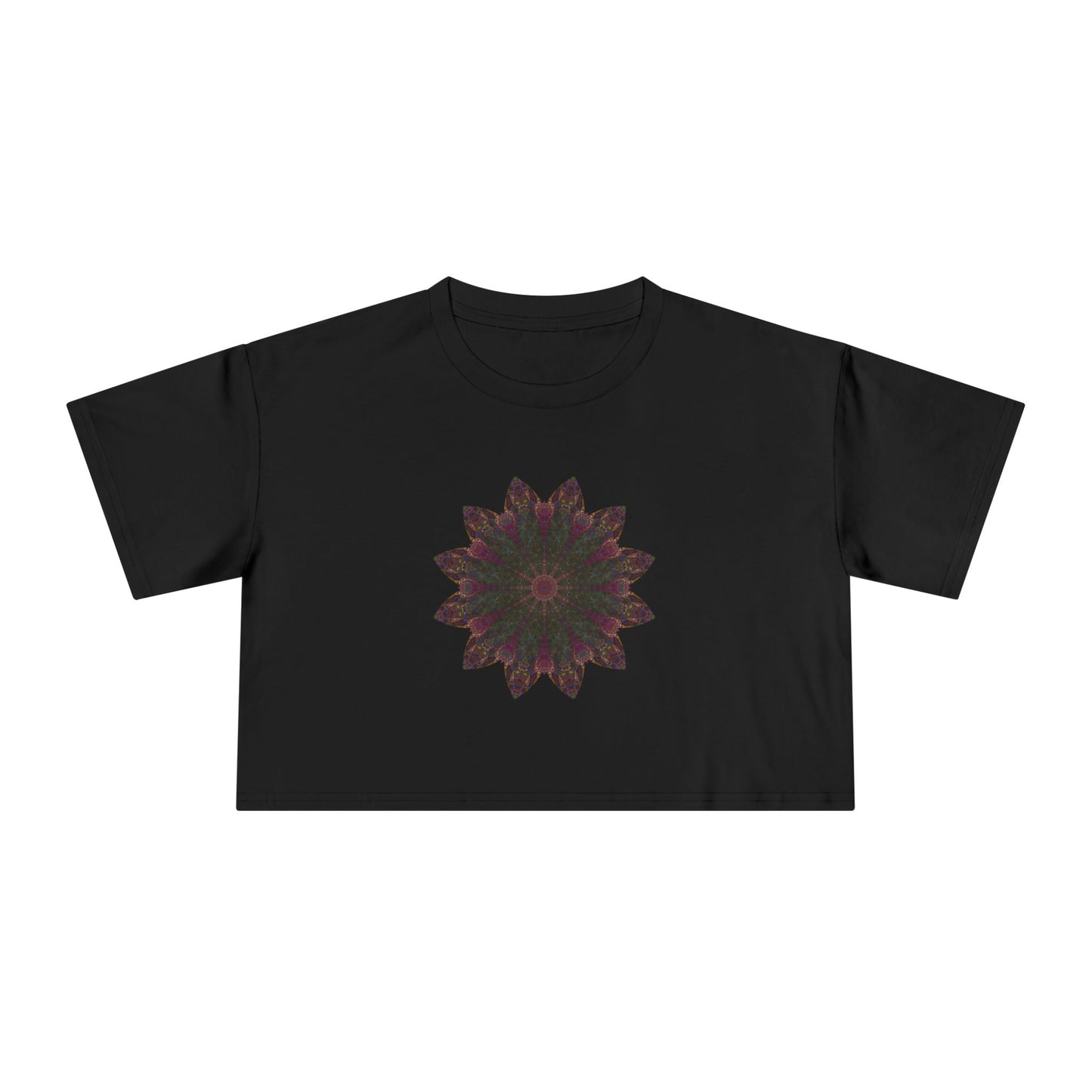 Women's Cropped Tee - Love Light Mandalas No.7