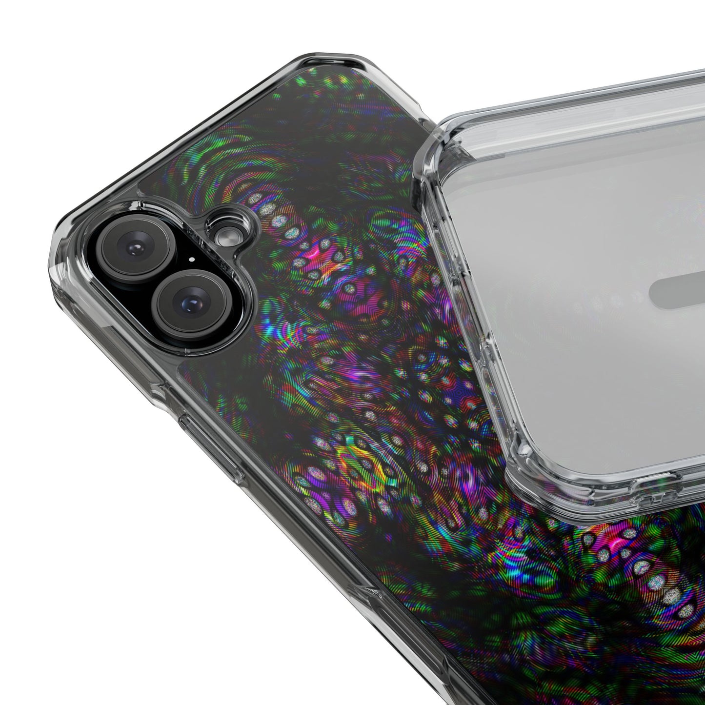 iPhone 16 Magnetic Clear Impact Case - DMT Scribe Tiles No.2