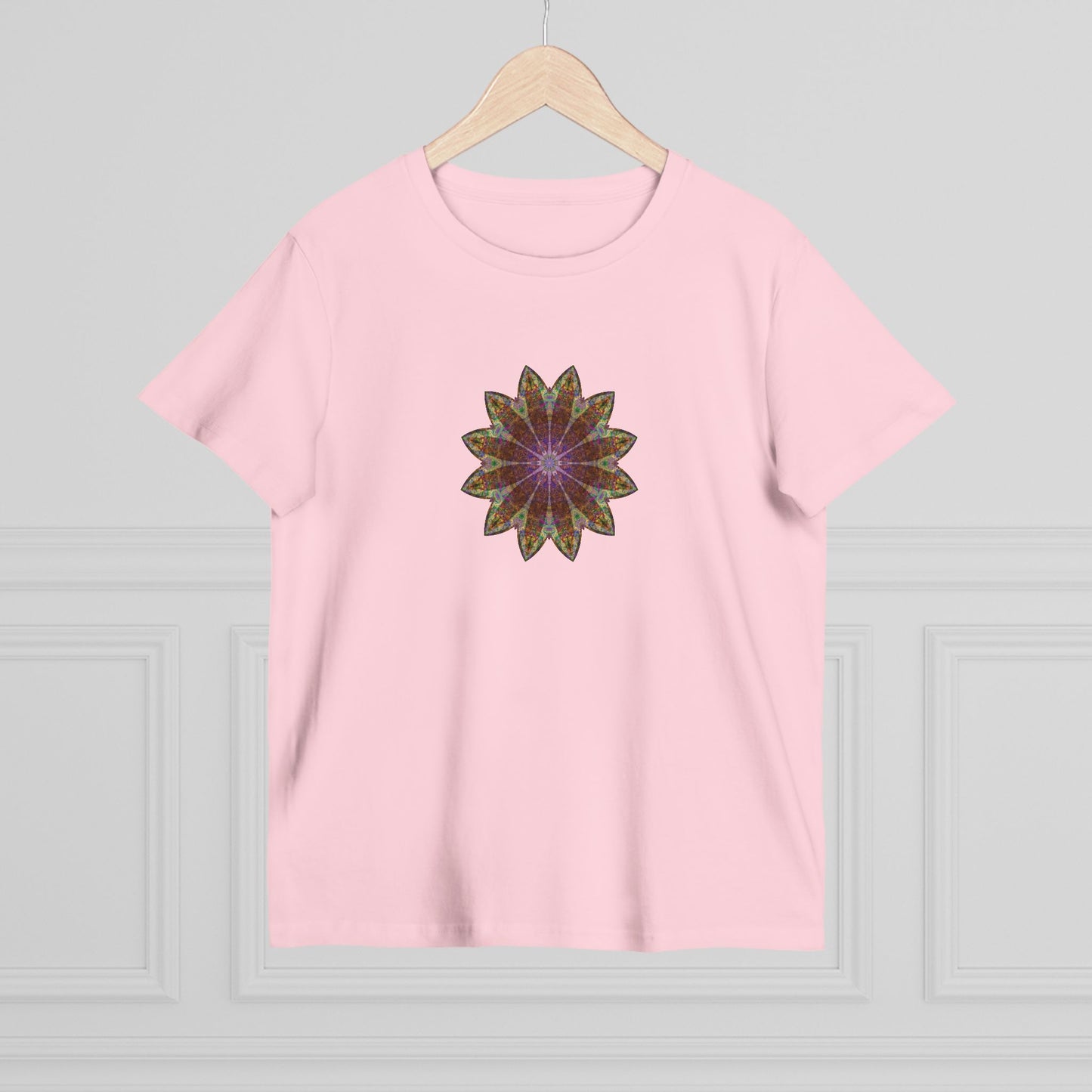 Women’s Maple Tee - Love Light Mandalas No.13