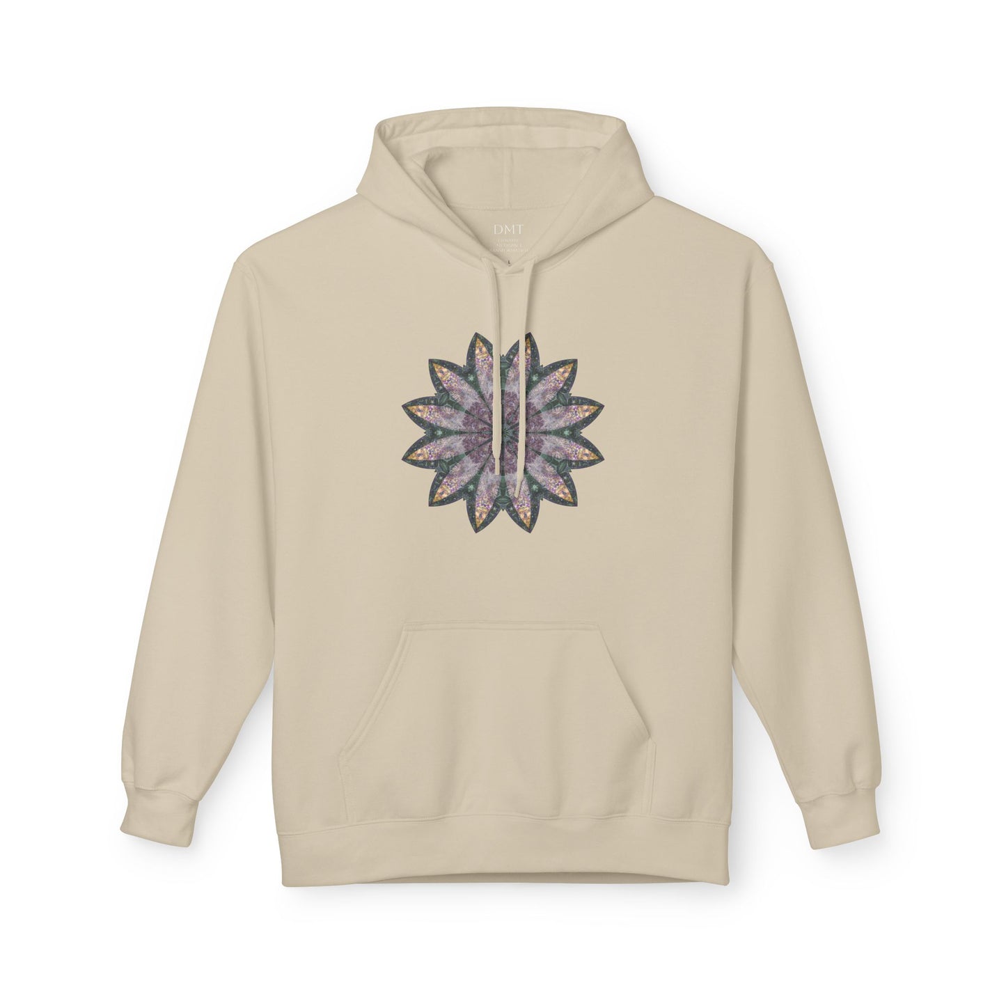 Unisex Midweight Softstyle Fleece Hoodie - Love Light Mandalas No.21