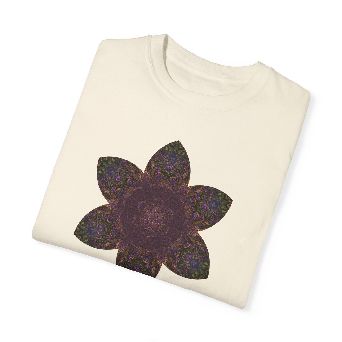 Unisex Garment-Dyed T-shirt - Love Light Mandalas No.3