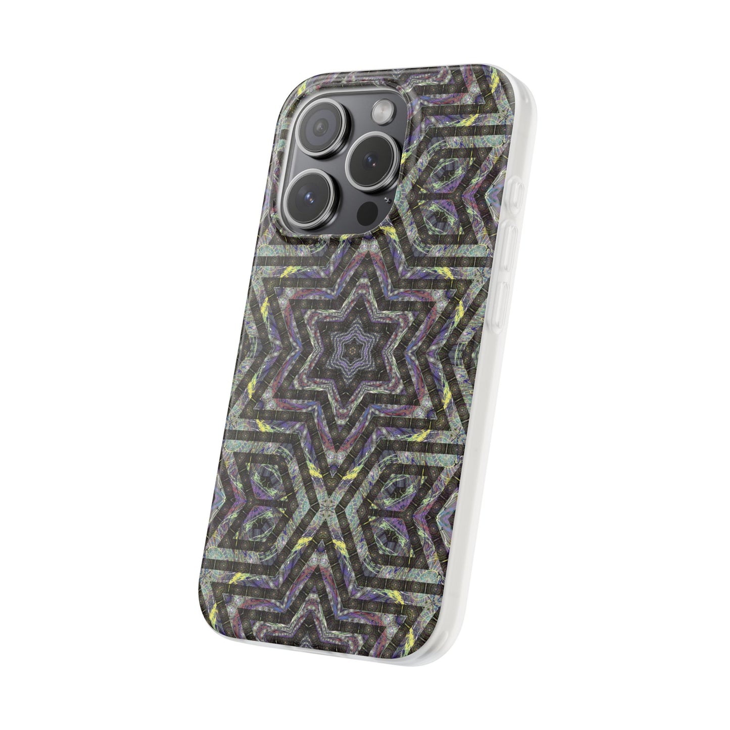 iPhone 15 Flexi Case - P5 Kaleidoscopic No.1