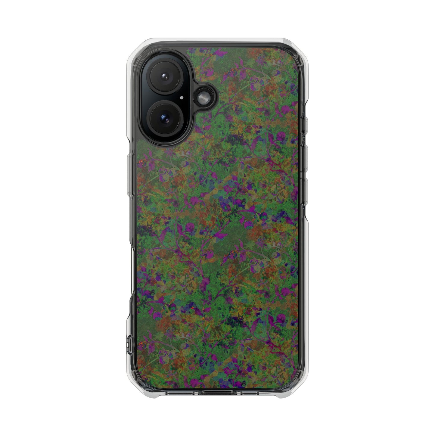 iPhone 16 Magnetic Clear Impact Case - Hidden Weave Series V3 No.24