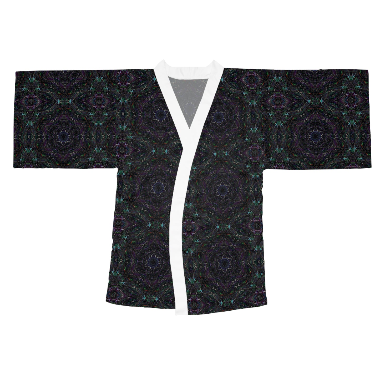 Long Sleeve Kimono Robe - P5 Kaleidoscopic No.32
