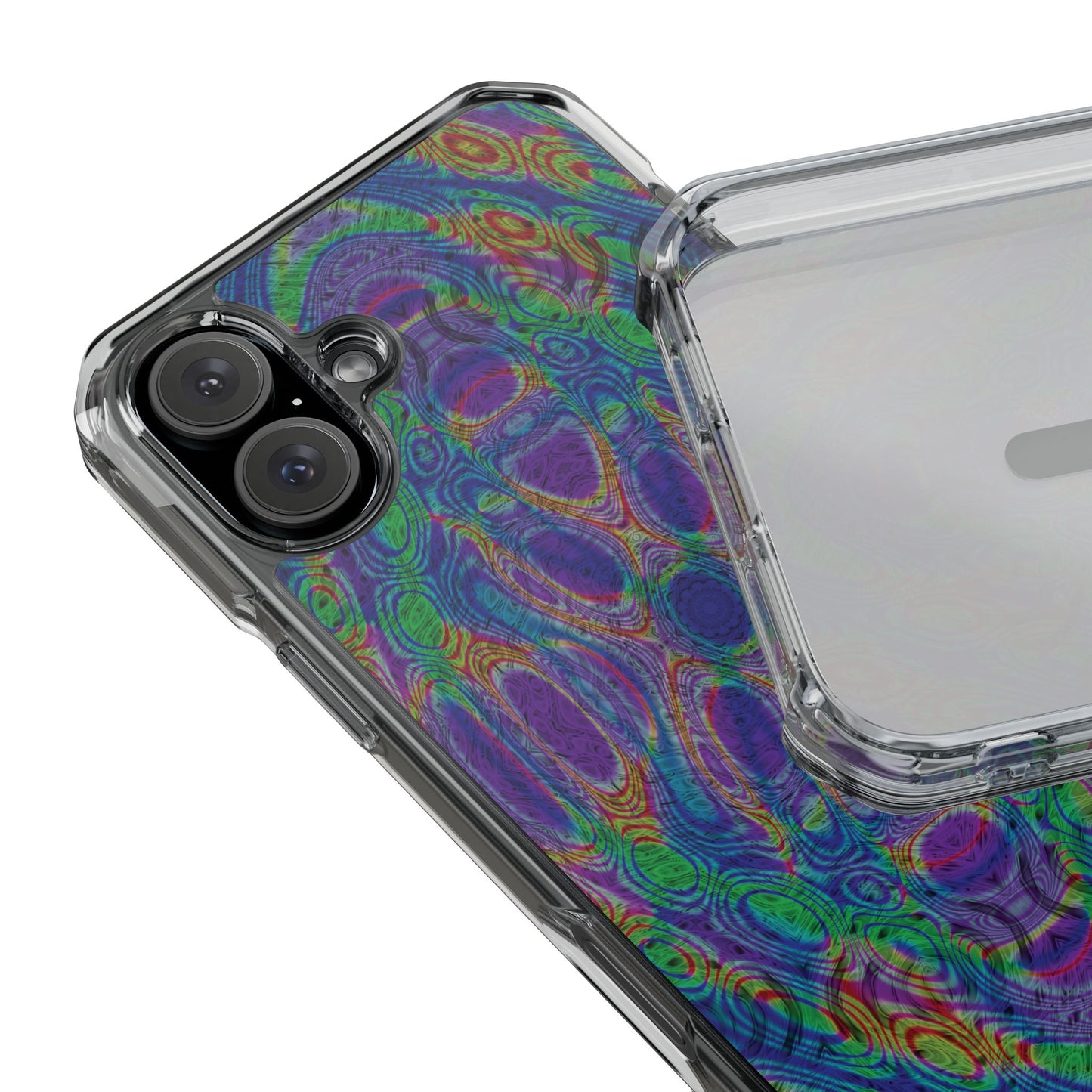 iPhone 16 Magnetic Clear Impact Case - DMT Seer No.18
