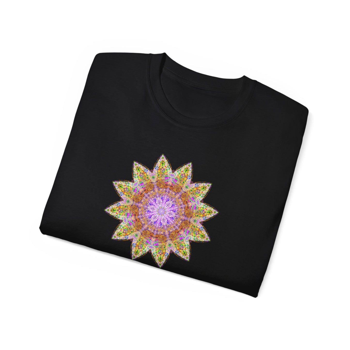 Unisex Ultra Cotton Tee - Love Light Mandalas No.14