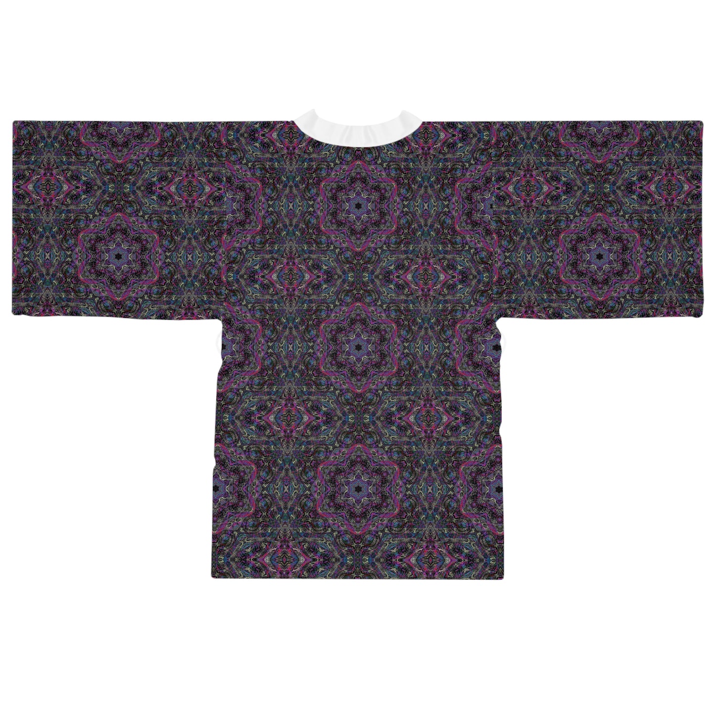 Long Sleeve Kimono Robe - P5 Kaleidoscopic No.33