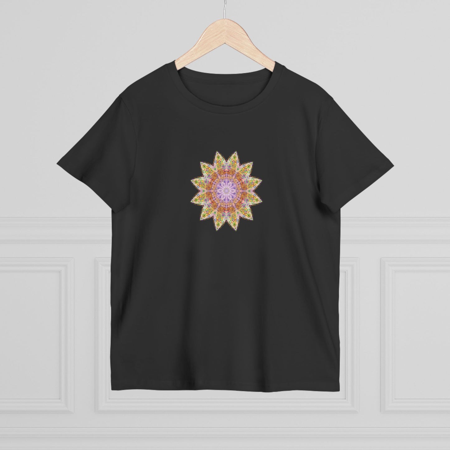Women’s Maple Tee - Love Light Mandalas No.14