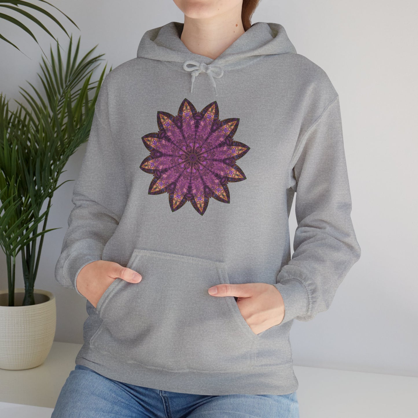 Unisex Heavy Blend™ Hooded Sweatshirt - Love Light Mandalas No.16