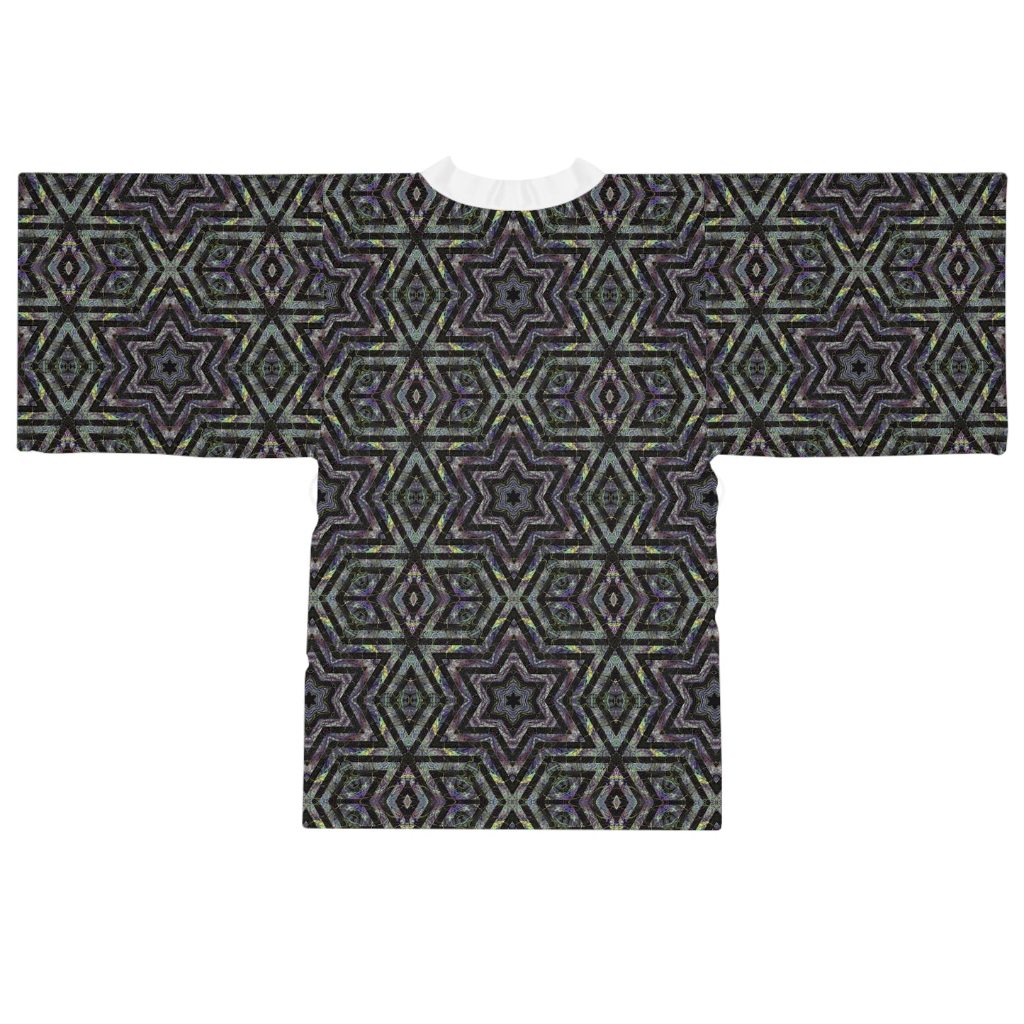Long Sleeve Kimono Robe - P5 Kaleidoscopic No.5
