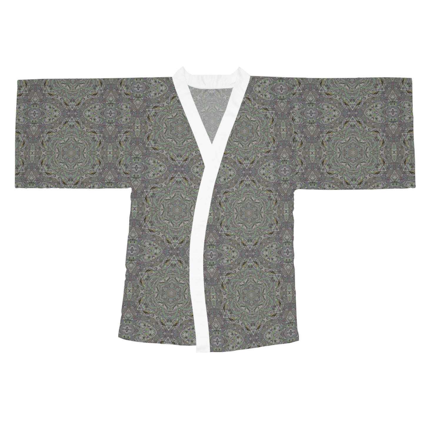 Long Sleeve Kimono Robe - P5 Kaleidoscopic No.29