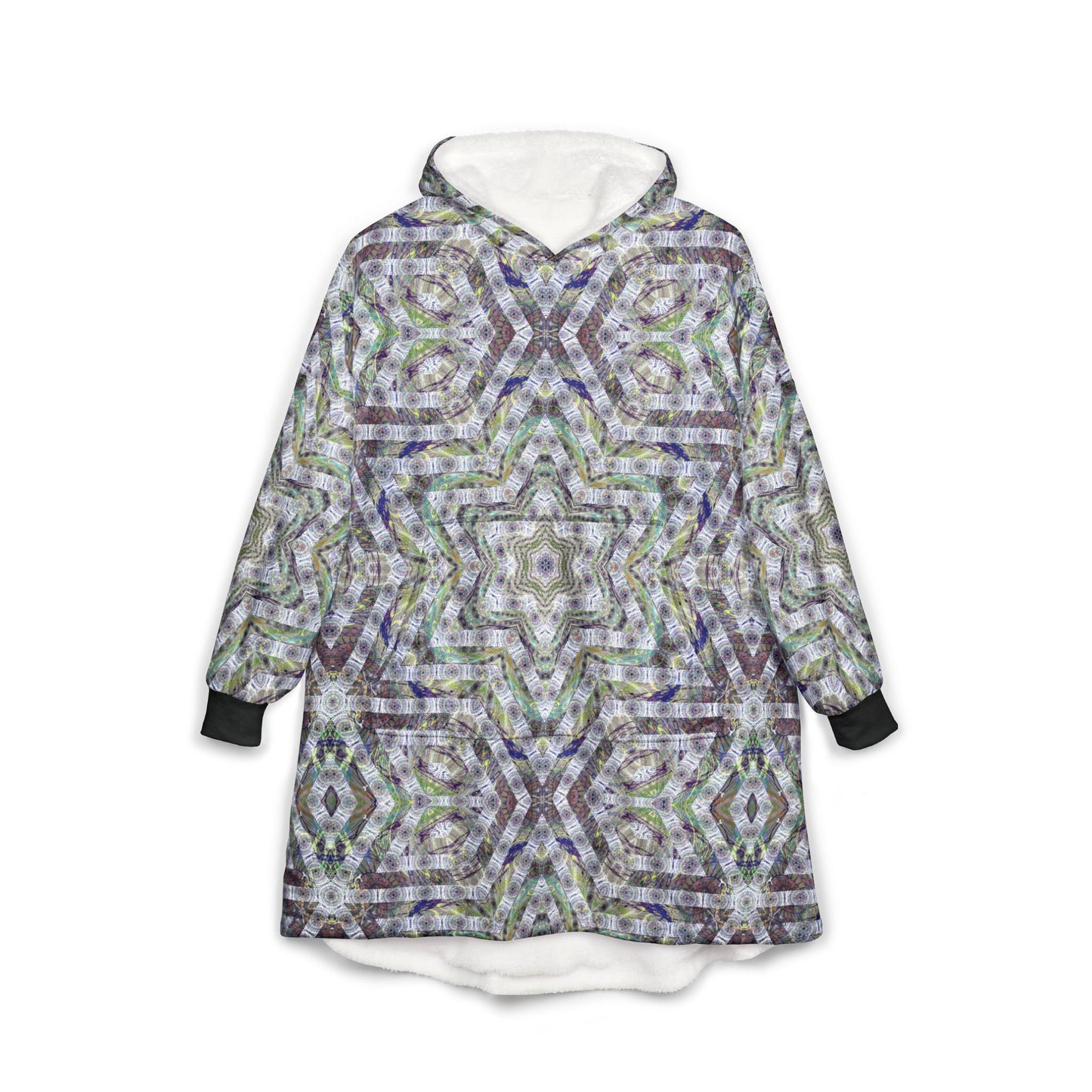 Unisex Hooded Blanket - Kaleidoscope P5 No. 21