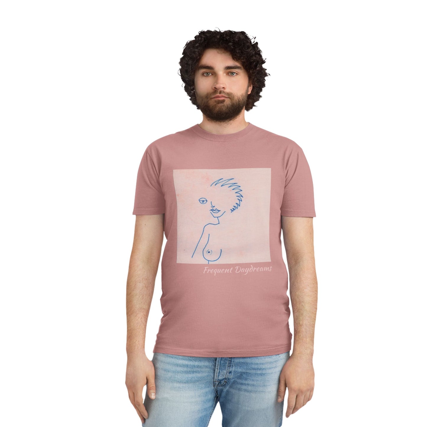 Unisex Faded Shirt - Frequent Daydreams Sketch No.46