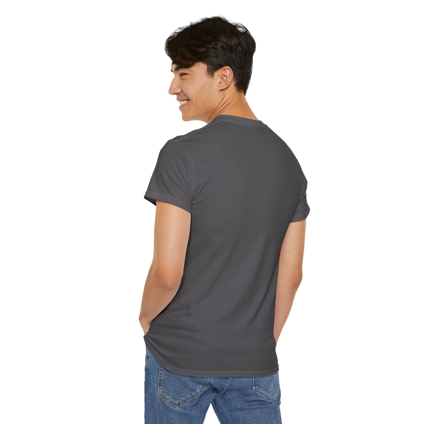 Unisex Heavy Cotton Tee - Monkey Shadows Get Bananas