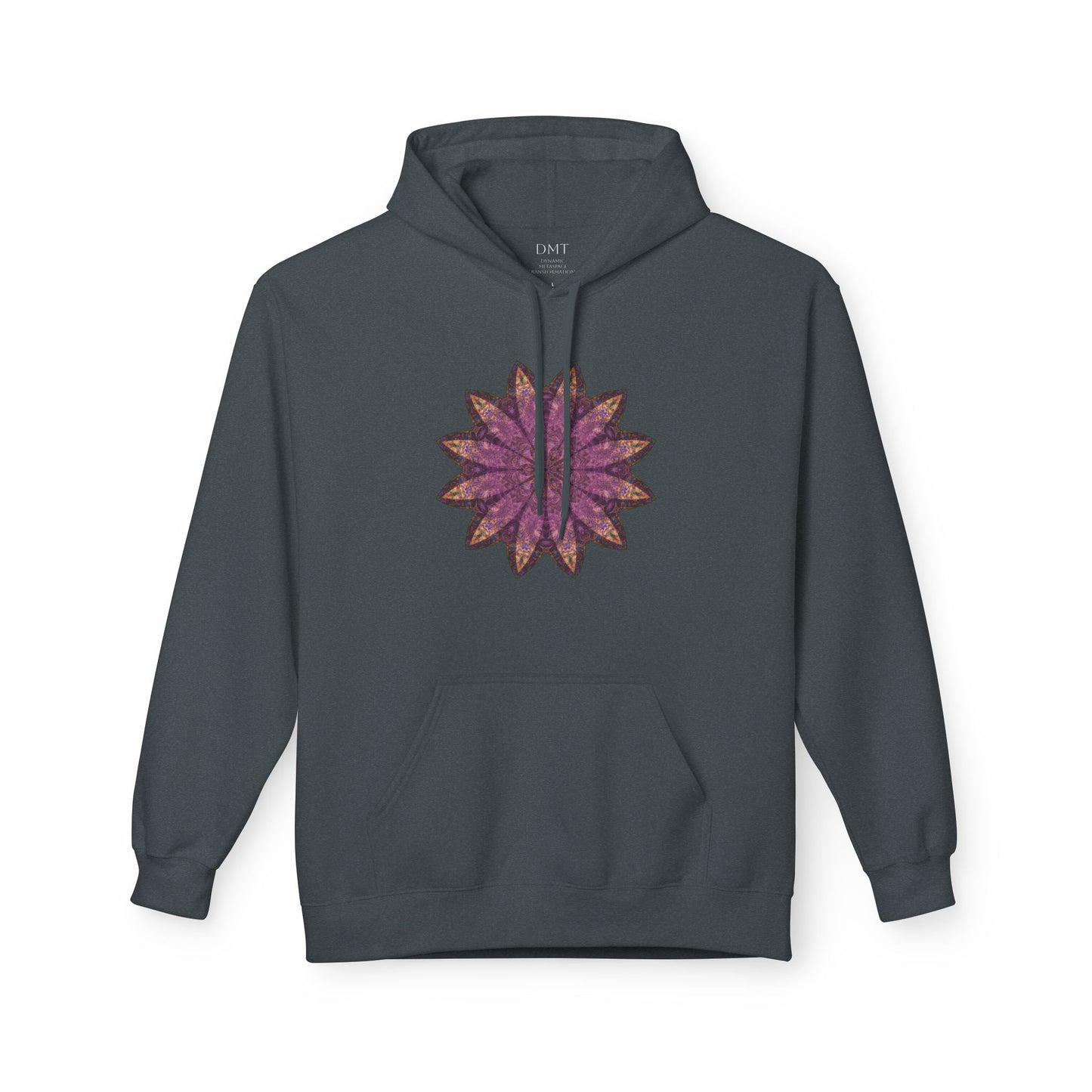 Unisex Midweight Softstyle Fleece Hoodie - Love Light Mandalas No.16