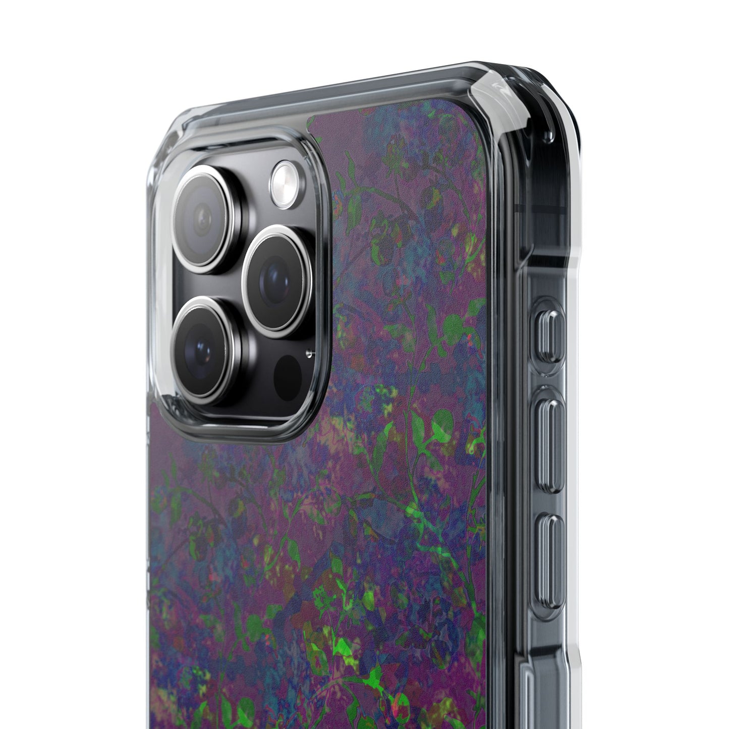 iPhone 15 Magnetic Clear Impact Case - Hidden Weave Series V3 No.23