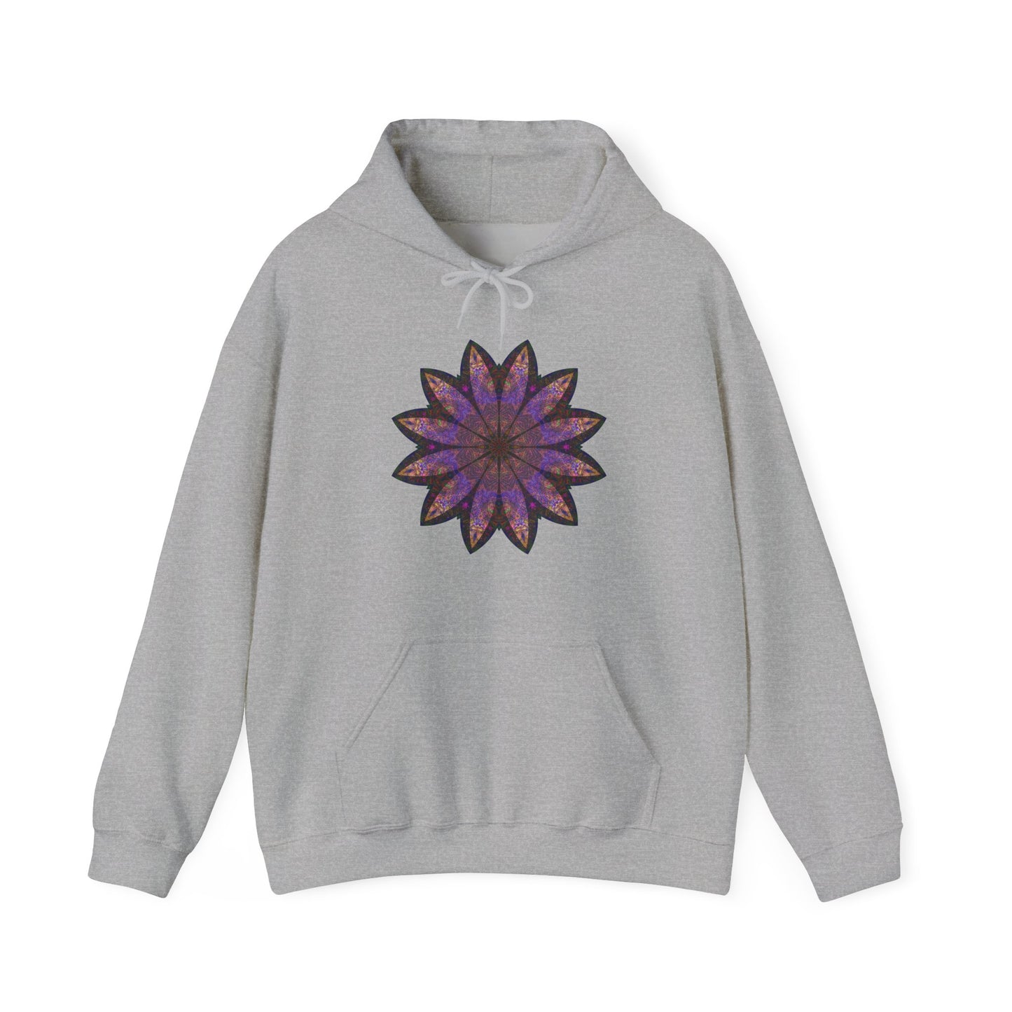 Unisex Heavy Blend™ Hooded Sweatshirt - Love Light Mandalas No.23