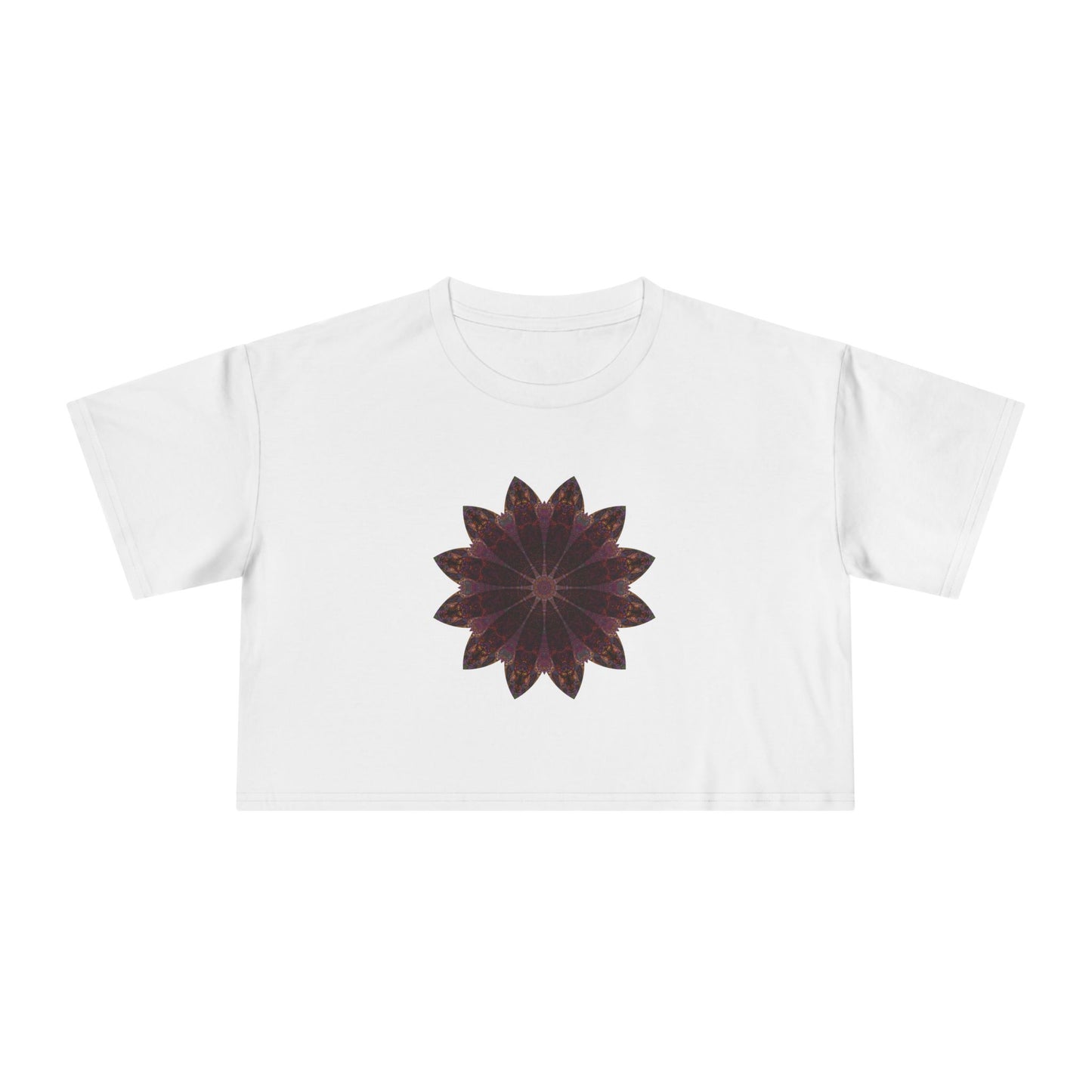 Women's Cropped Tee - Love Light Mandalas No.5