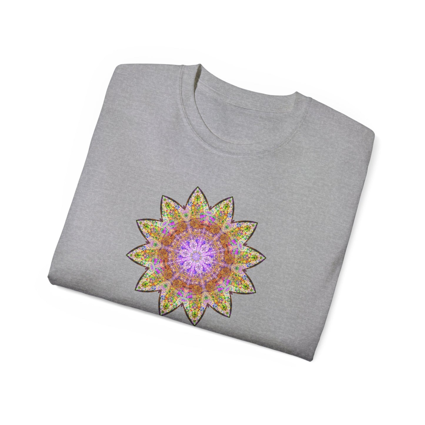 Unisex Ultra Cotton Tee - Love Light Mandalas No.14