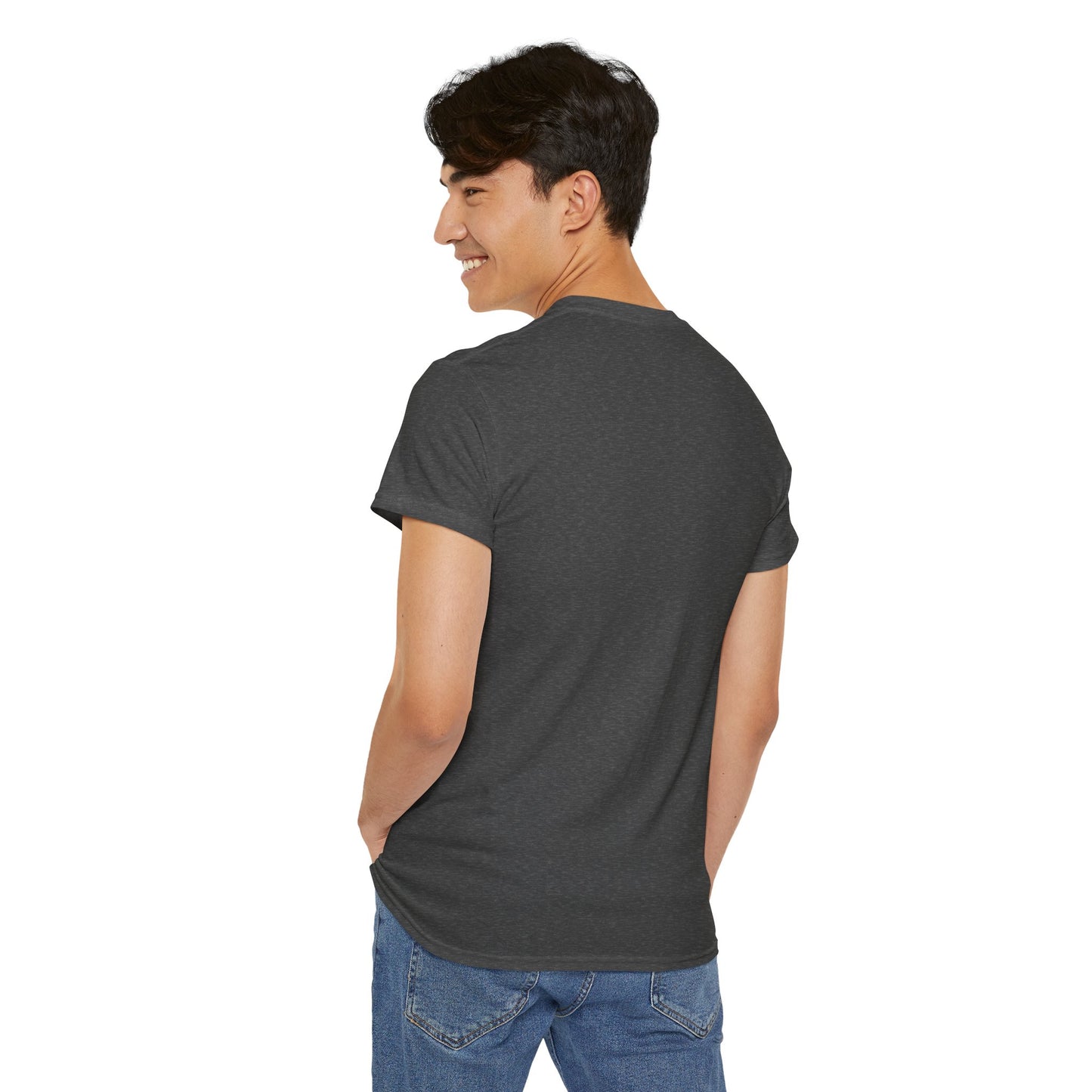 Unisex Heavy Cotton Tee - Monkey Shadows Get Bananas