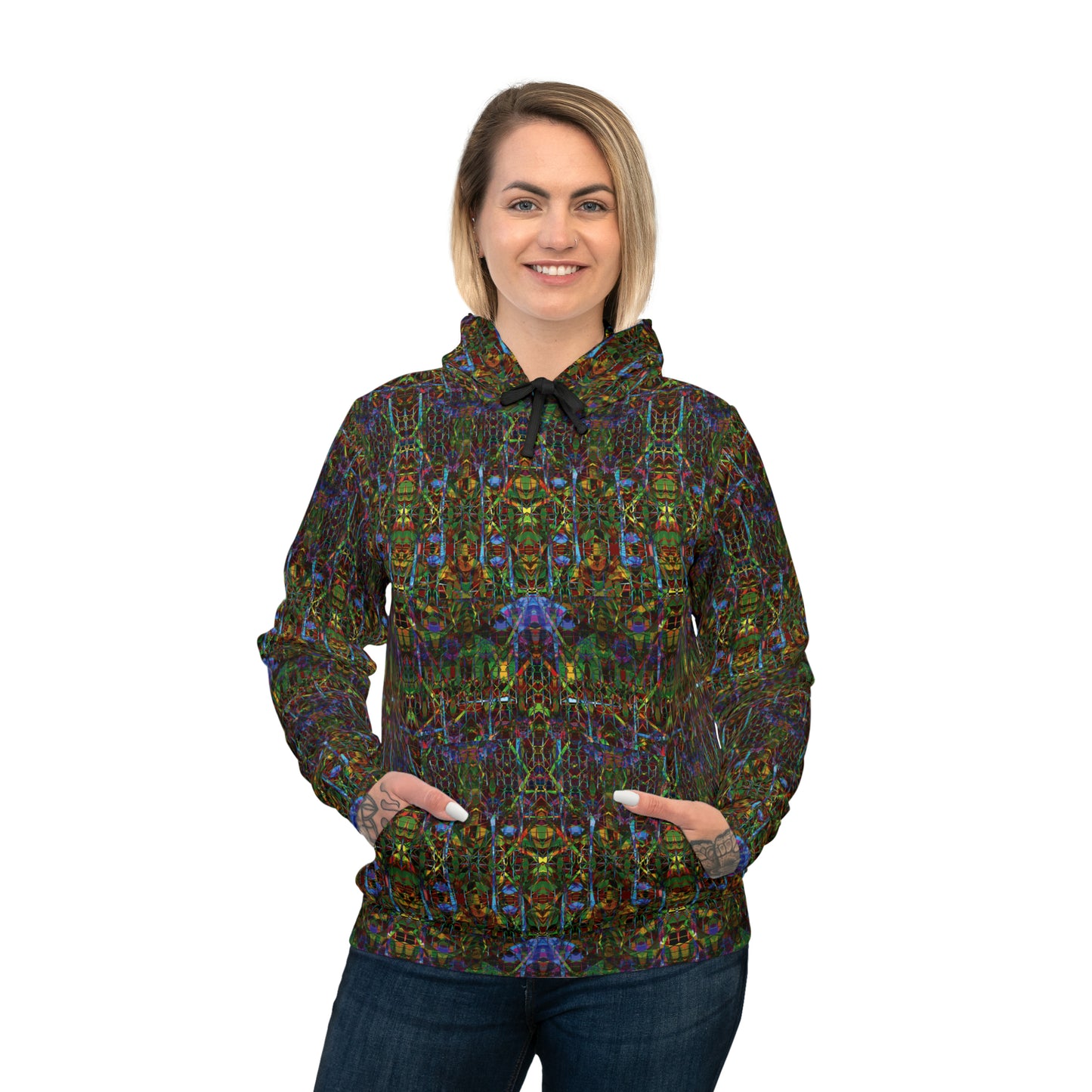 Athletic Hoodie - Mandala Series 005V001