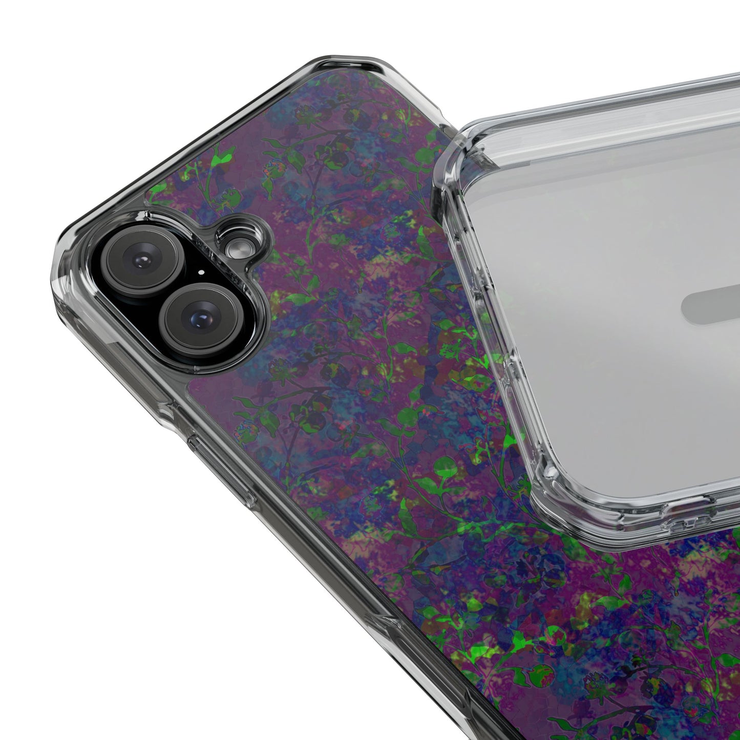 iPhone 16 Magnetic Clear Impact Case - Hidden Weave Series V3 No.23
