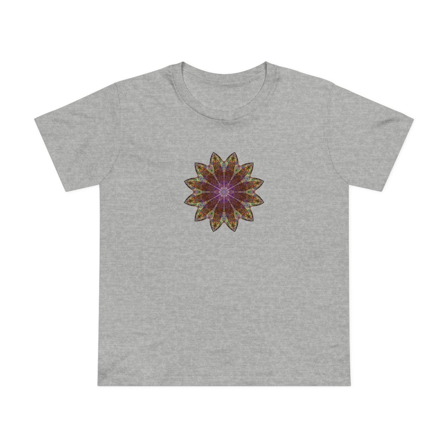 Women’s Maple Tee - Love Light Mandalas No.13