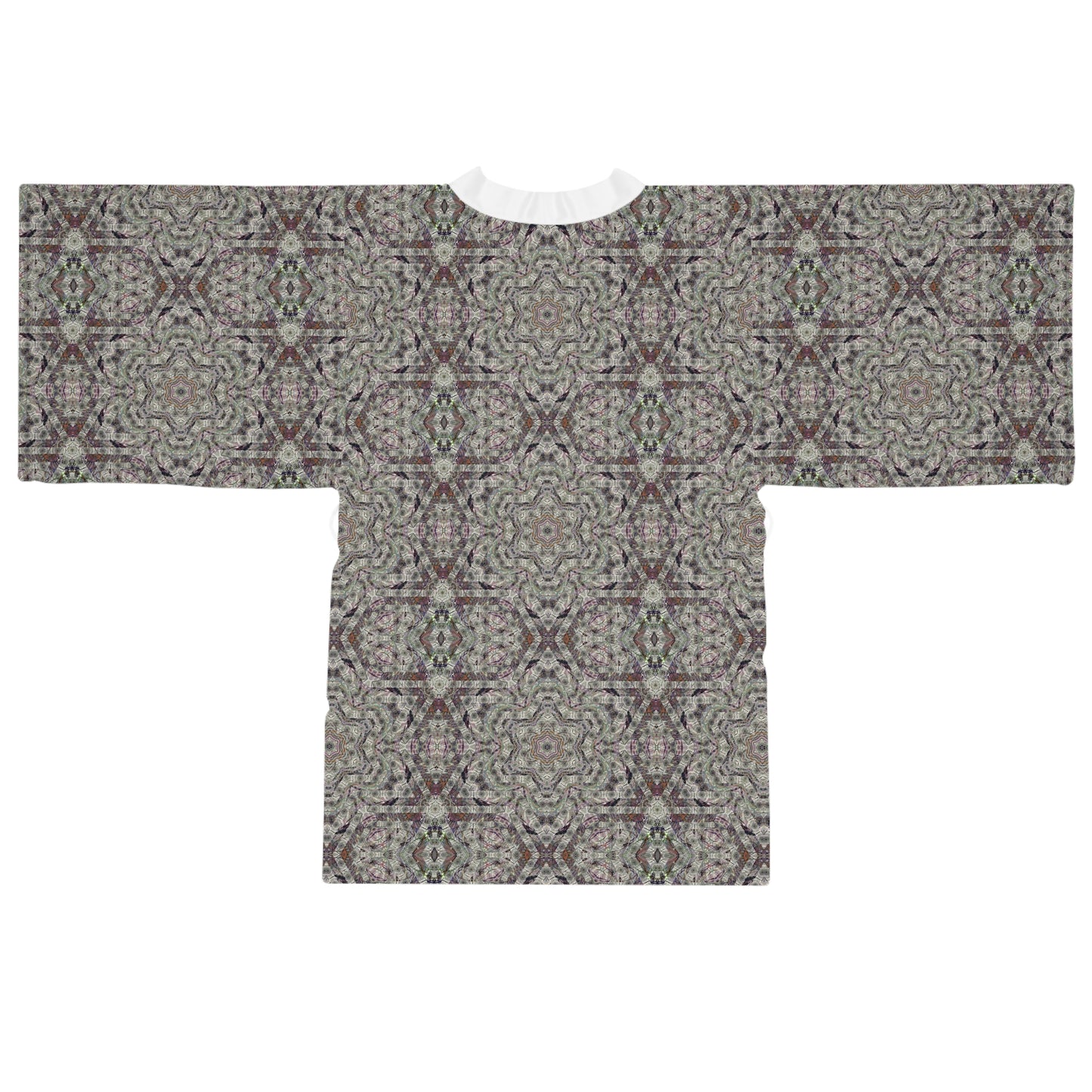 Long Sleeve Kimono Robe - P5 Kaleidoscopic No.25