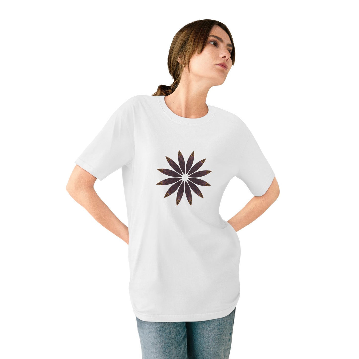 Organic Staple T-shirt - Love Light Mandalas No.2