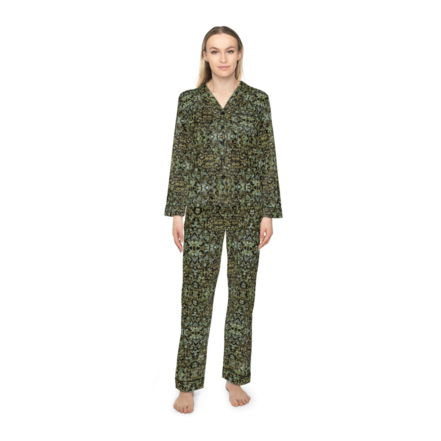 Women's Satin Pajamas - Hidden Weave No.4