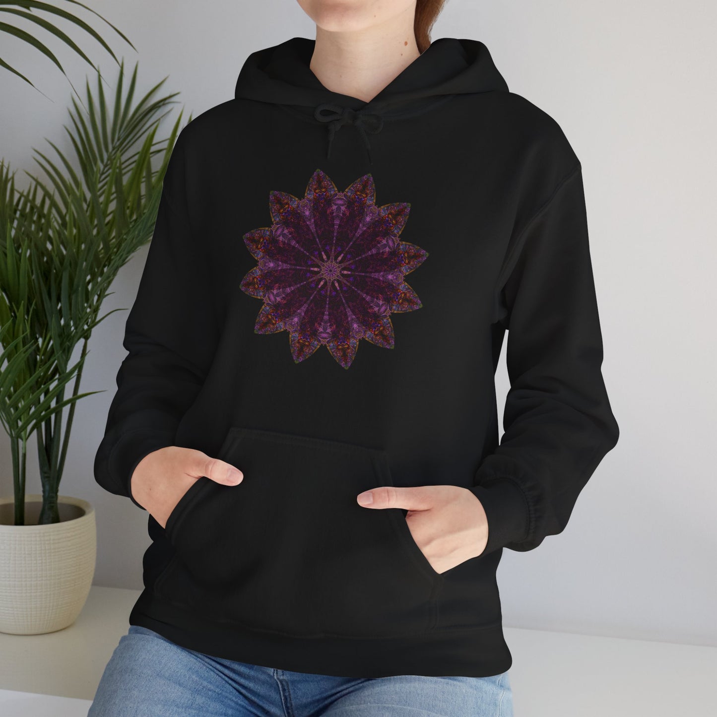 Unisex Heavy Blend™ Hooded Sweatshirt - Love Light Mandalas No.15