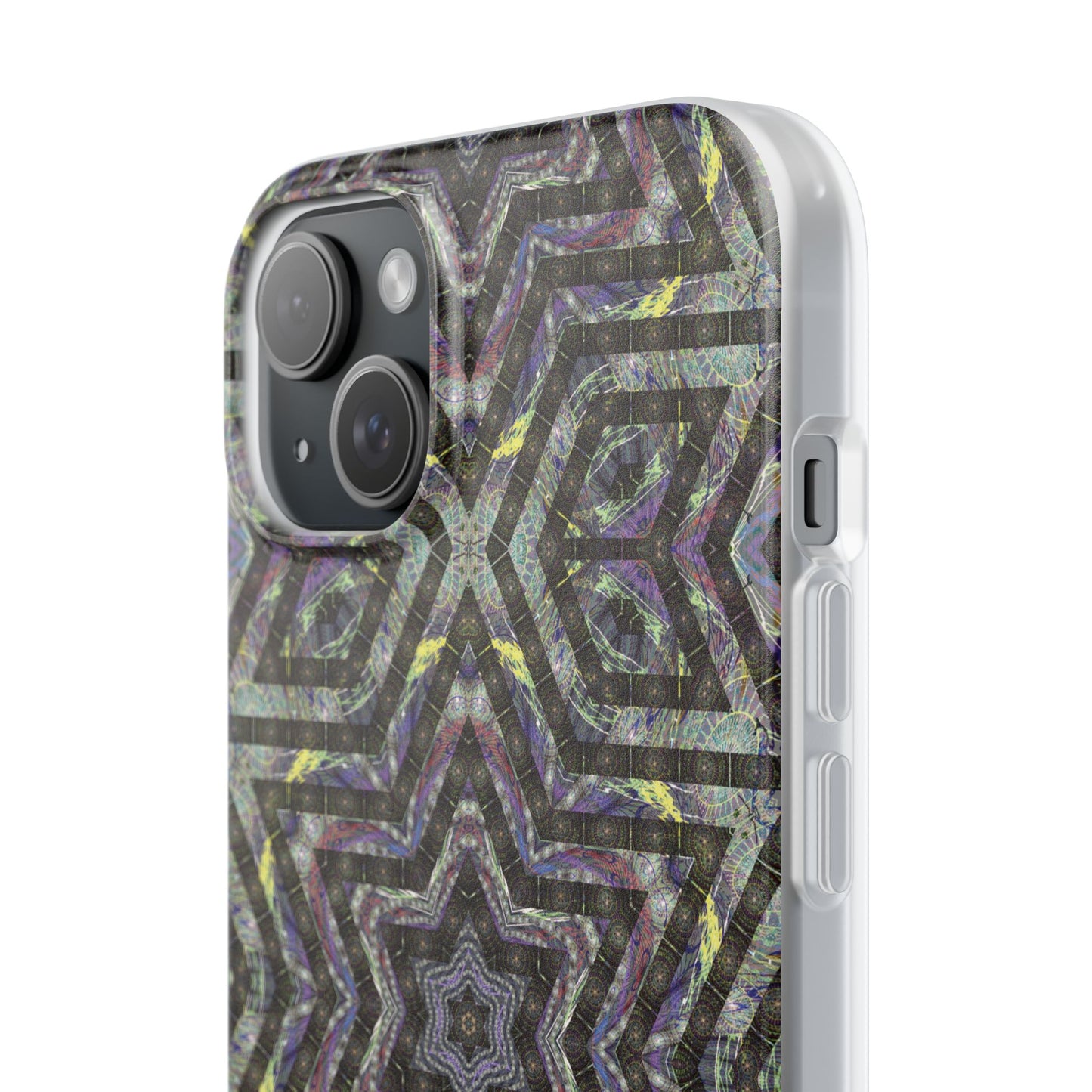 iPhone 15 Flexi Case - P5 Kaleidoscopic No.1
