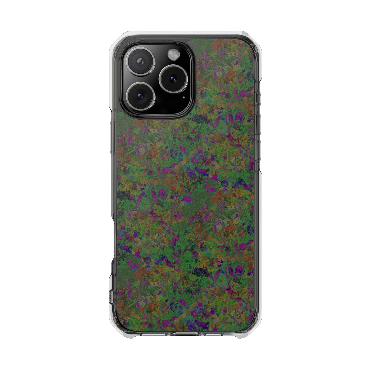 iPhone 16 Magnetic Clear Impact Case - Hidden Weave Series V3 No.24