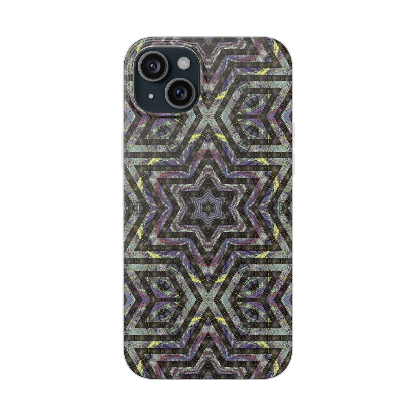 iPhone 15 Flexi Case - P5 Kaleidoscopic No.1