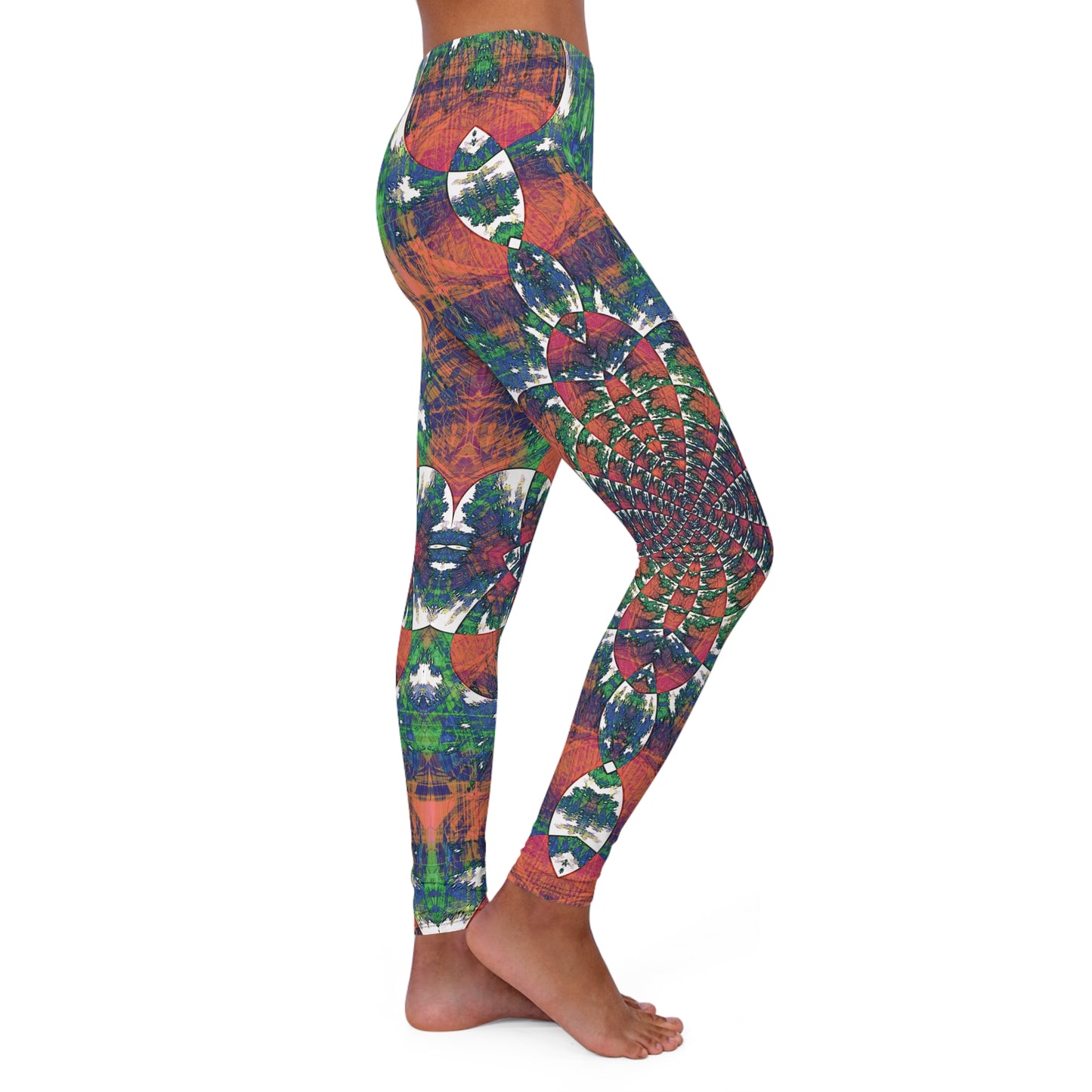 Spandex Leggings - Love Light Fractals No.2