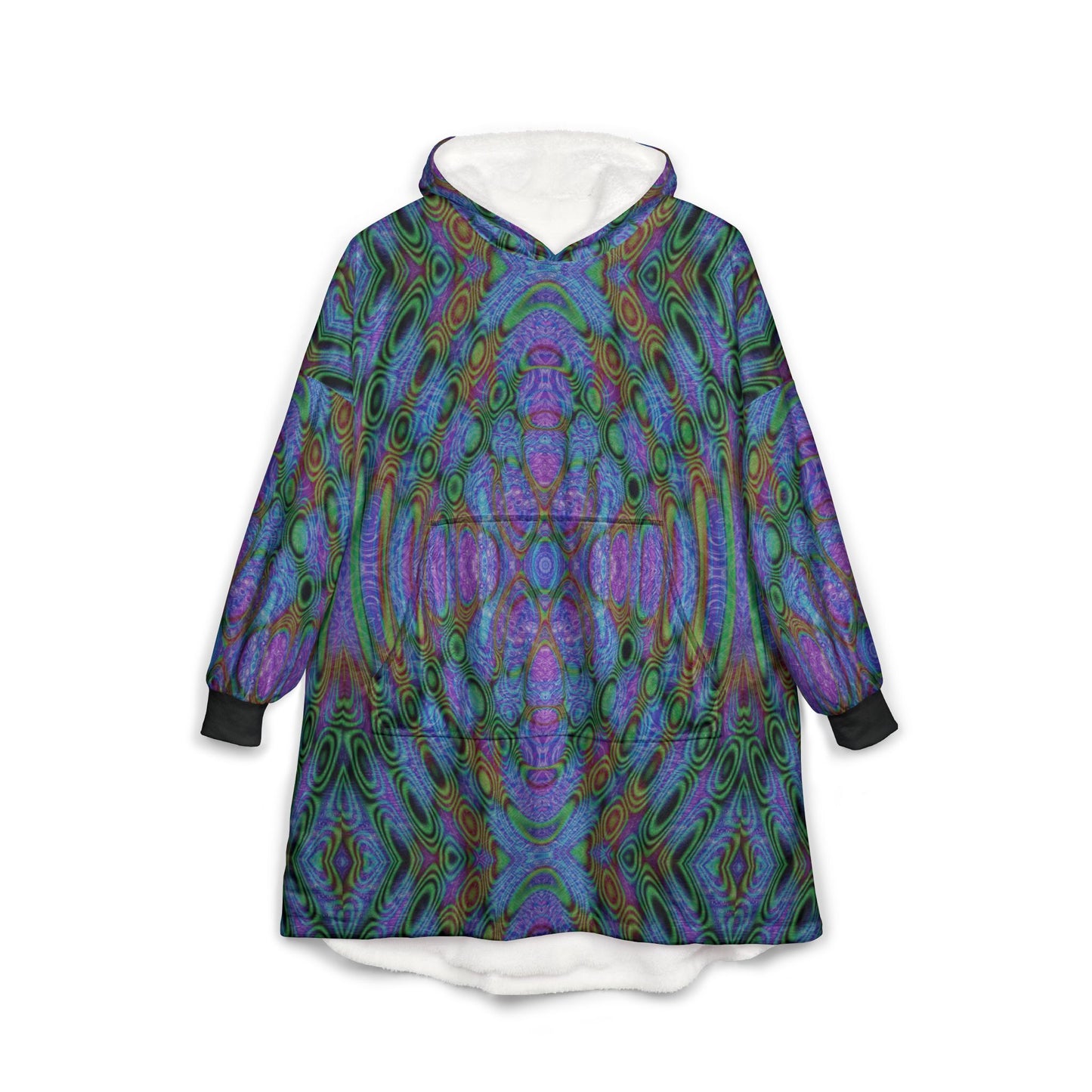 Unisex Hooded Blanket - DMT Seer No. 17