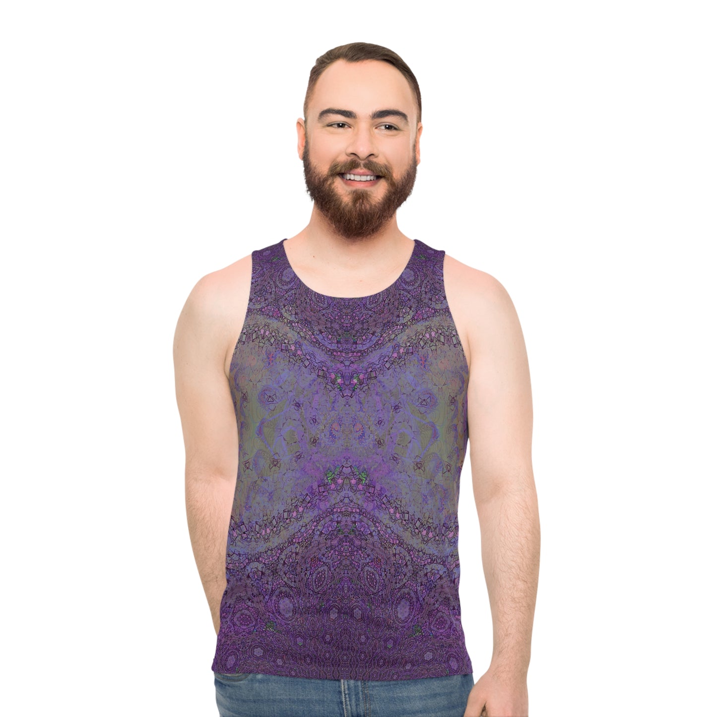 Unisex Tank Top - Love Light Fractals No.13