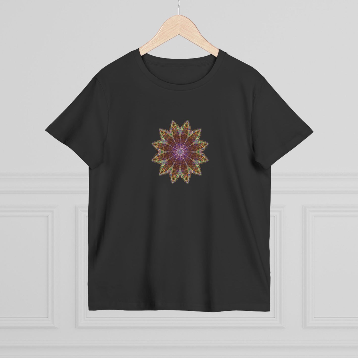 Women’s Maple Tee - Love Light Mandalas No.13