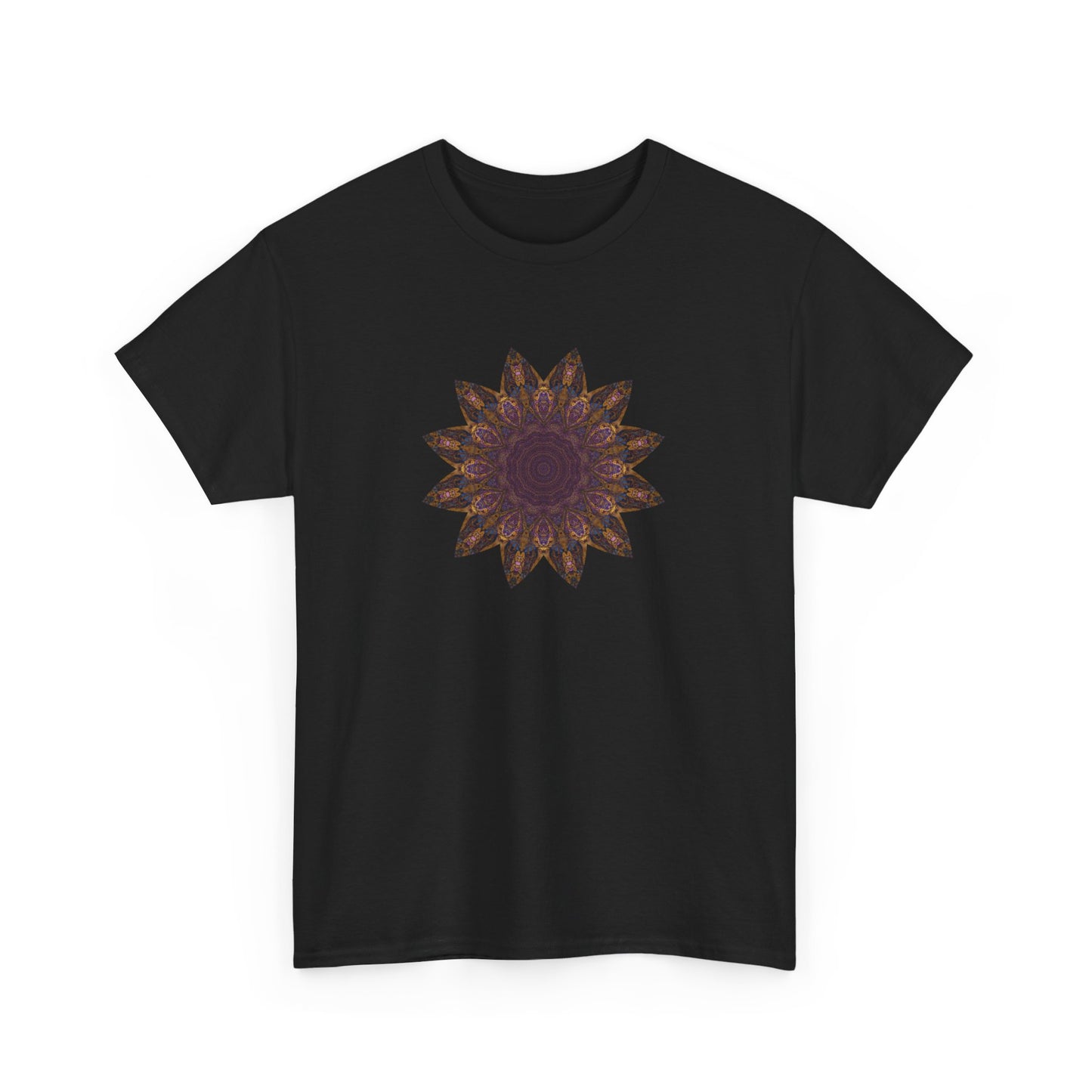 Unisex Heavy Cotton Tee - Love Light Mandalas No.1