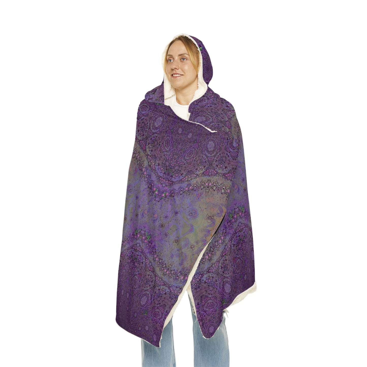 Snuggle Blanket - Love Light Fractals No.13