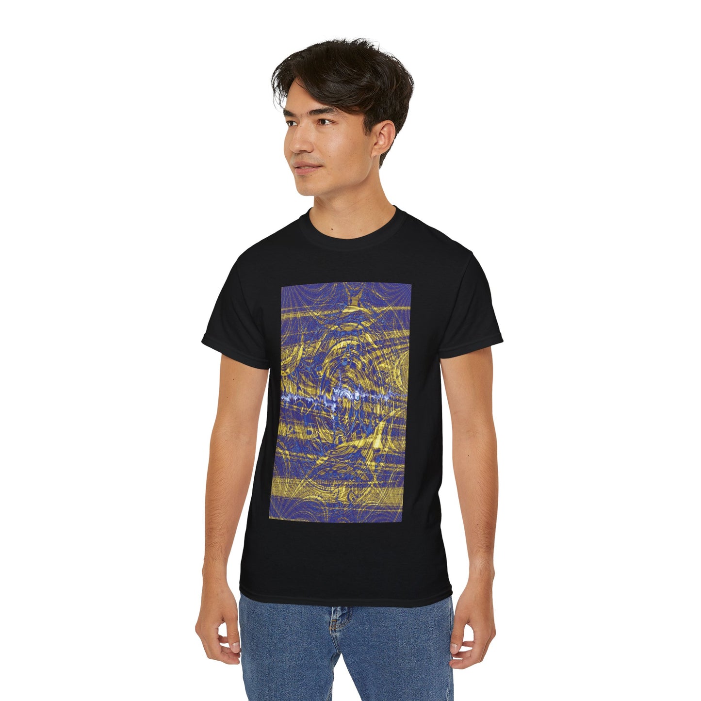 Unisex Ultra Cotton Tee - Love Light Fractals No.1