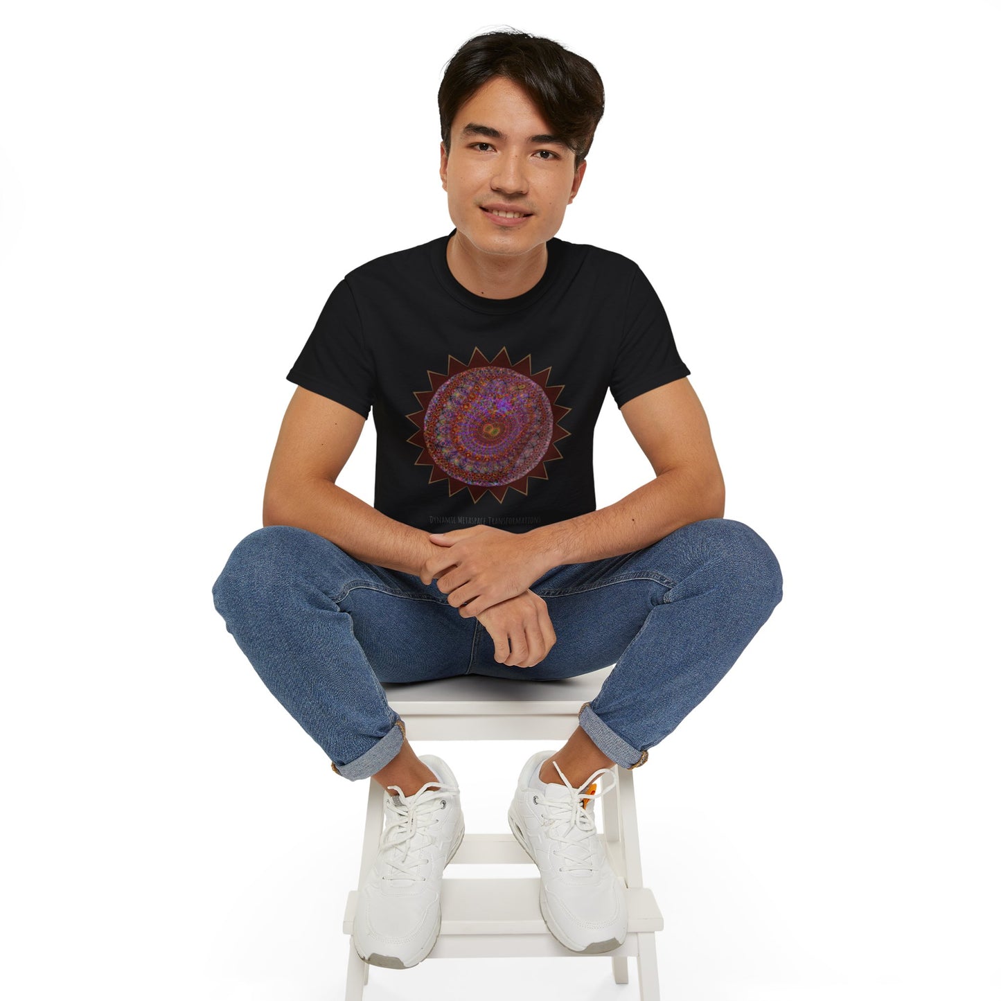 Unisex Ultra Cotton Tee - Mycelium Mandalas No.M18K4