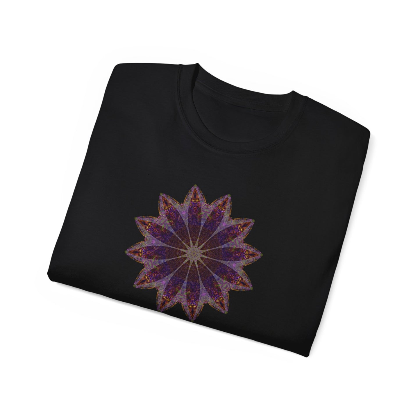 Unisex Ultra Cotton Tee - Love Light Mandalas No.11